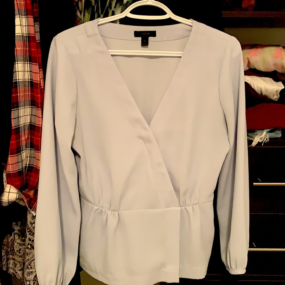 Robins Egg Blue J-Crew Top